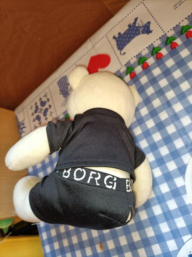 Björn Borg beer knuffel met zwart ondergoed 23 cm, Kinderen en Baby's, Speelgoed | Knuffels en Pluche, Ophalen of Verzenden, Zo goed als nieuw