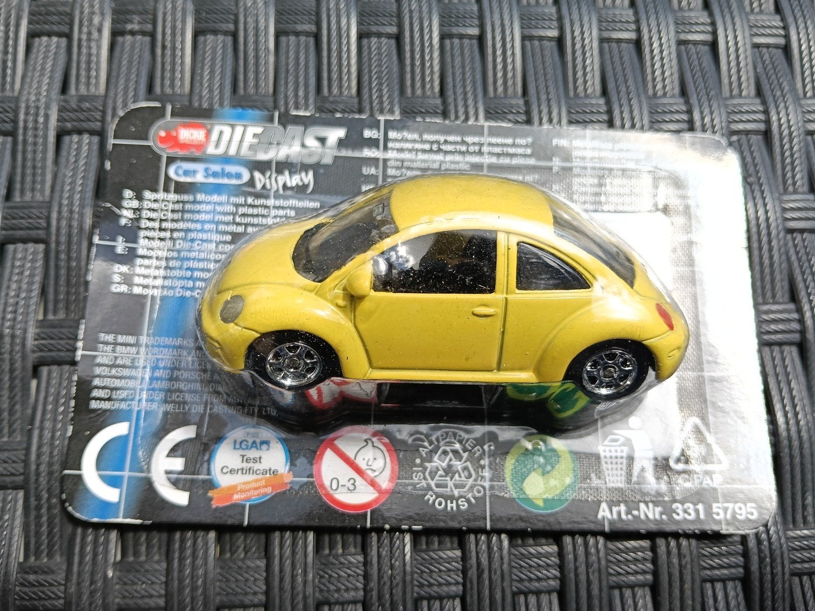 Welly Diecast Volkswagen Kever 1/68, Ophalen, Nieuw, Auto