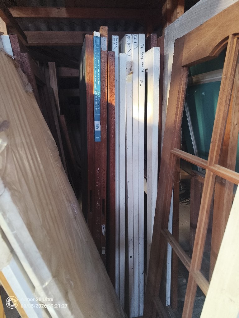Massief hardhouten deuren (binnen- en buitendeuren), Ophalen, Hout, Buitendeur, 200 tot 215 cm