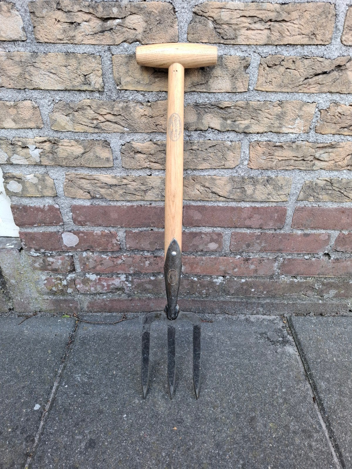 Hand vorkje (de Wit) - zo goed als nieuw, Tuin en Terras, Hand-tuingereedschap, Ophalen, Gebruikt