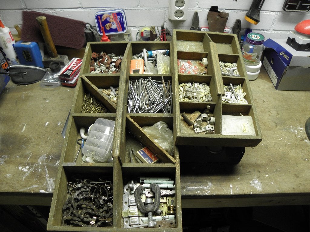 2 Houten Gereedschap Bakken, Ophalen, Gebruikt