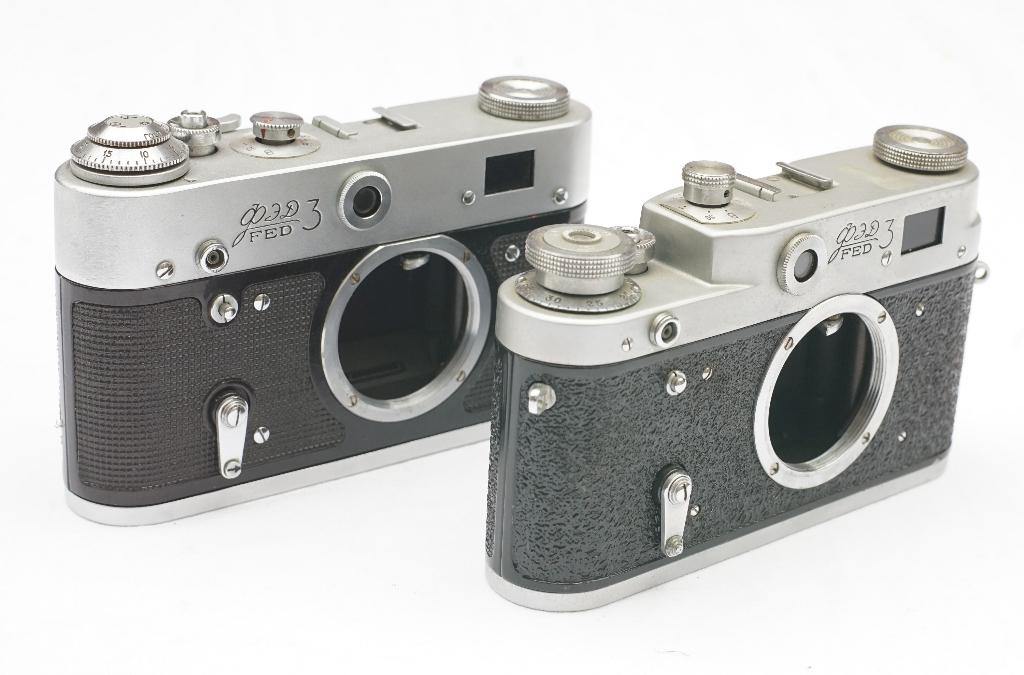 *FED en ZORKI Soviet ("Leica inspired") body's -> zie foto's, Audio, Tv en Foto, Fotocamera's Analoog, Ophalen of Verzenden, Compact