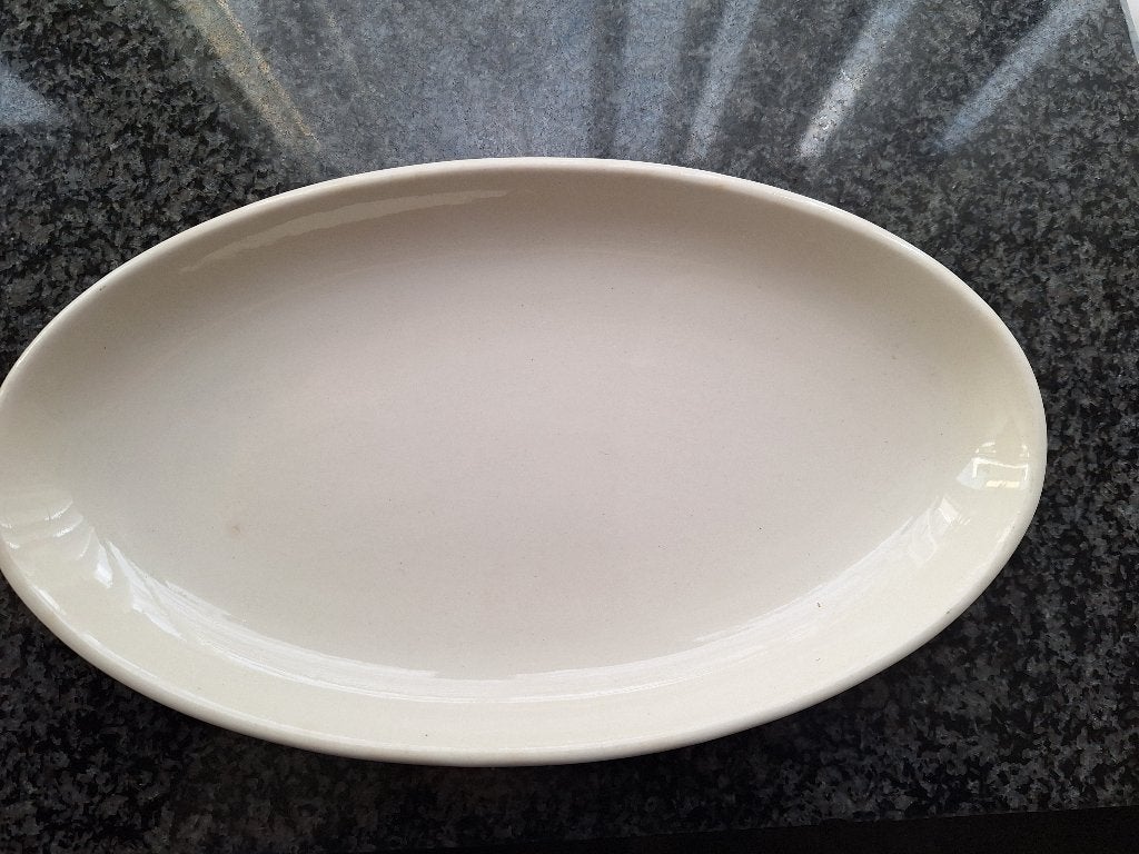 Regout Maastricht creme schaal 24 cm, Ophalen of Verzenden