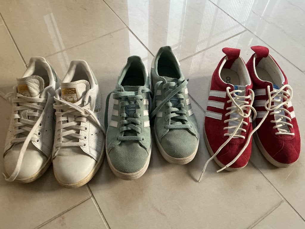 Adidas sneakers 3 paar, Ophalen, Zo goed als nieuw, Wit, Sneakers of Gympen