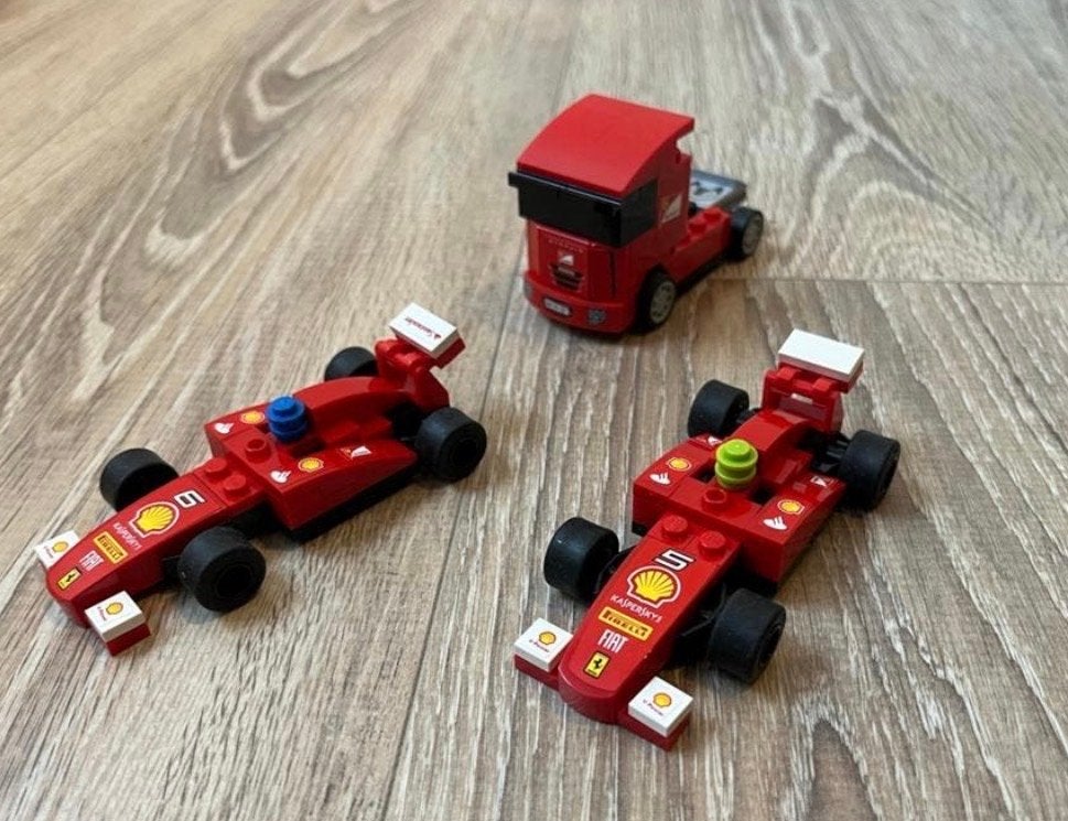 LEGO V Power Shell Ferrari 150 Italia 30190, 30191 en 40190, Ophalen of Verzenden, Gebruikt