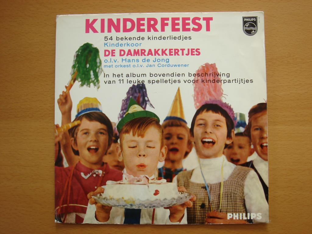 LP Kinderfeest De Damrakkertjes, Ophalen of Verzenden, Gebruikt, 10 inch, Overige genres