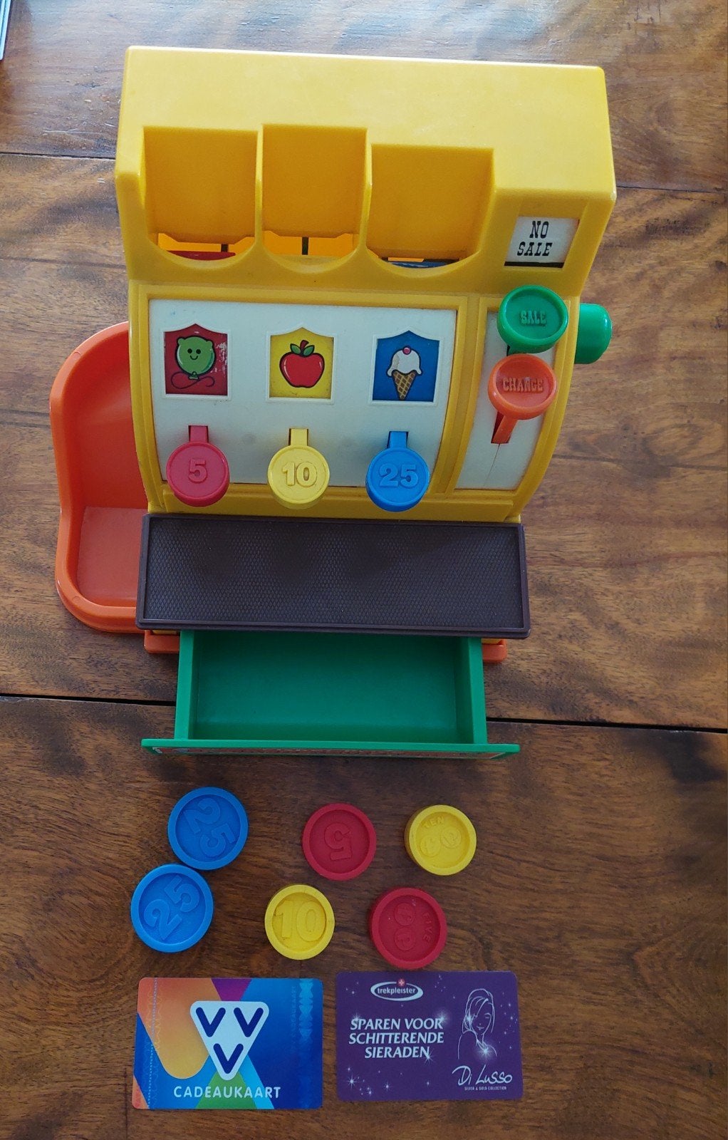 Fisher price kassa vintage. compleet en in prima staat, Ophalen, Gebruikt, Speelset