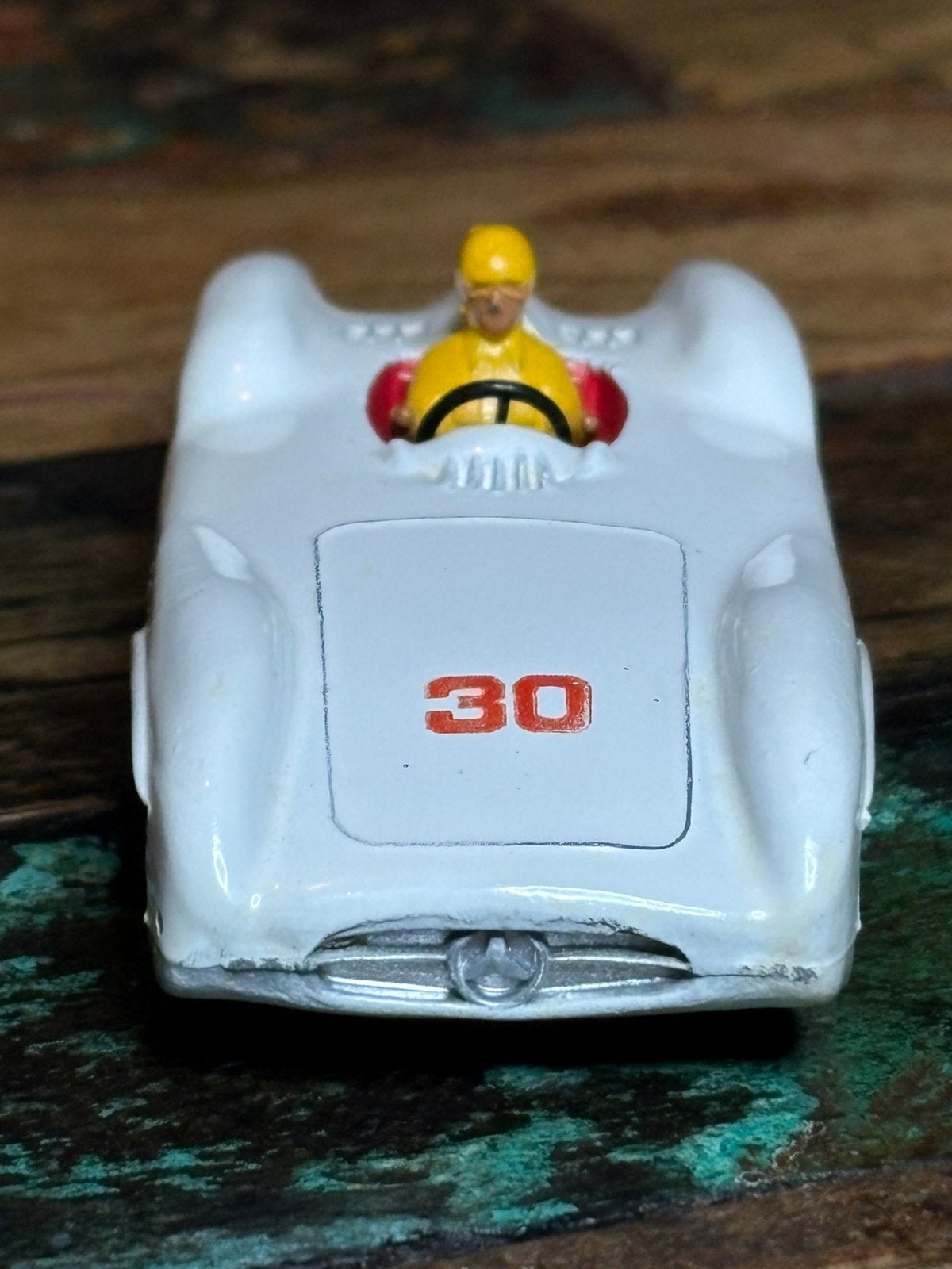 Dinky Toys 237 Mercedes-Benz racewagen nr. 30 origineel, Hobby en Vrije tijd, Ophalen of Verzenden, Zo goed als nieuw, Auto, Dinky Toys