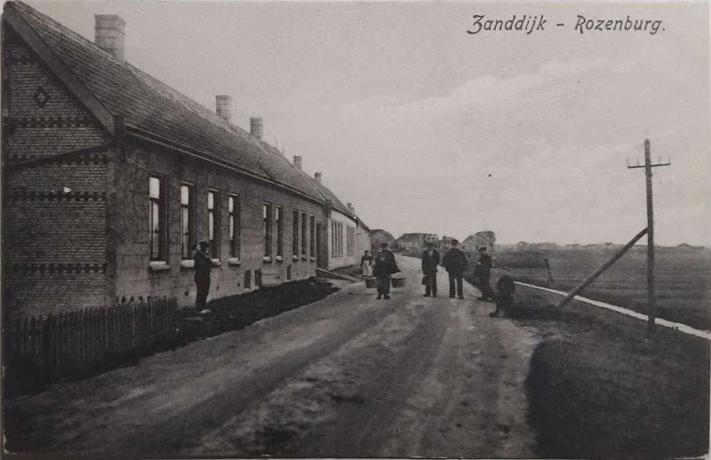 Zanddijk Rozenburg (Zuid-Holland) - 1917, Ophalen of Verzenden, Voor 1920, Gelopen, Zuid-Holland