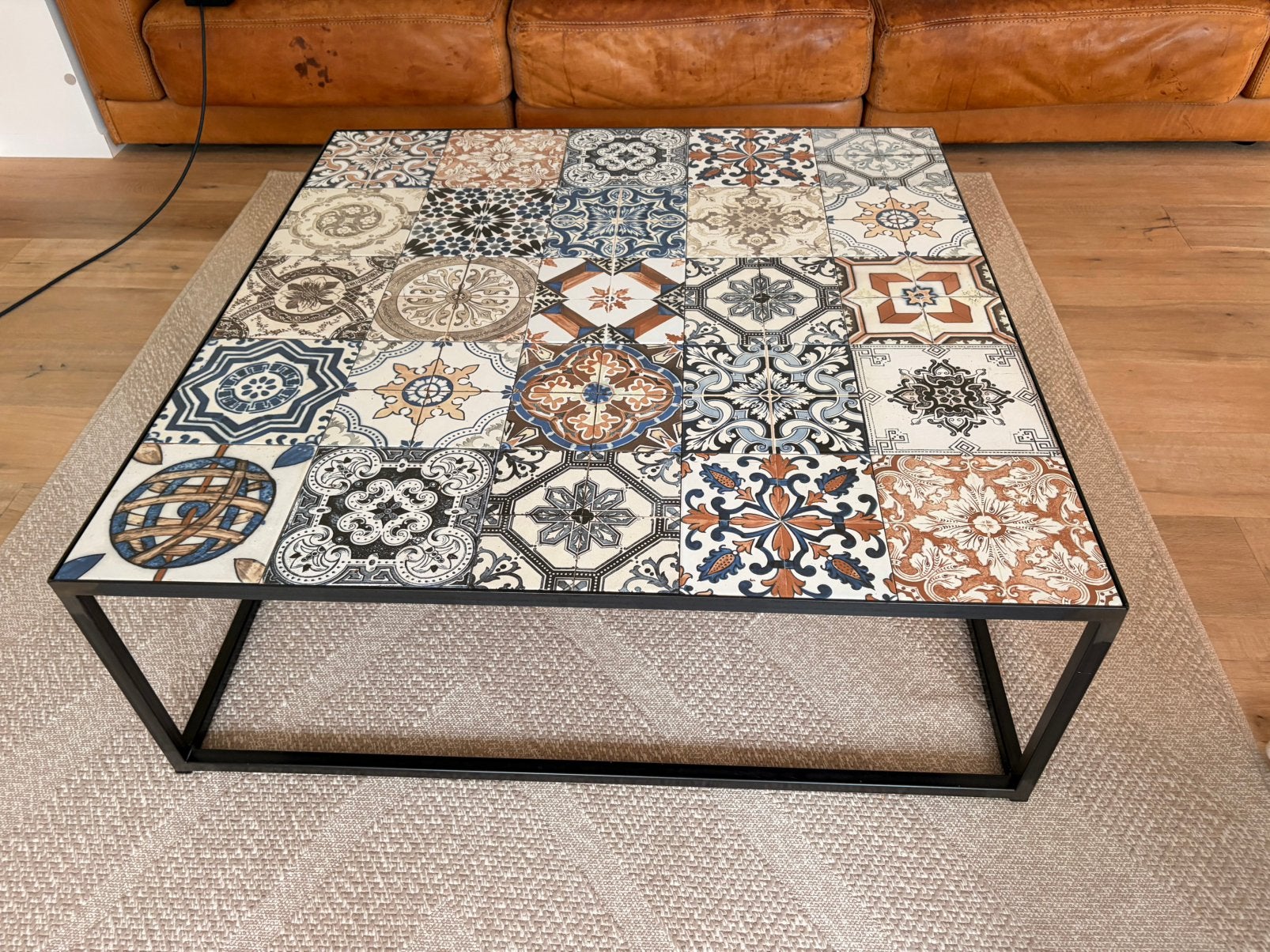 Salontafel te koop, Huis en Inrichting, Tafels | Salontafels, Ophalen, Gebruikt, Vierkant, 5 – 50