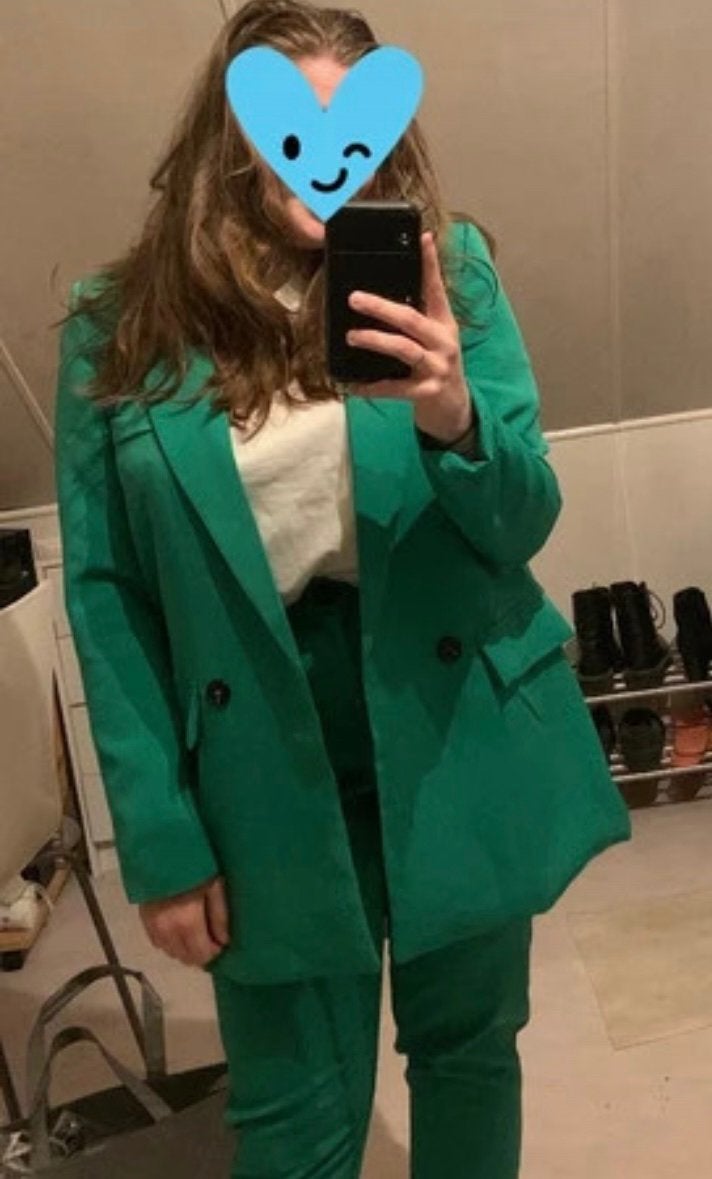Blazer - groen, Maat 38/40 (M), Ophalen of Verzenden, Zo goed als nieuw, Jasje