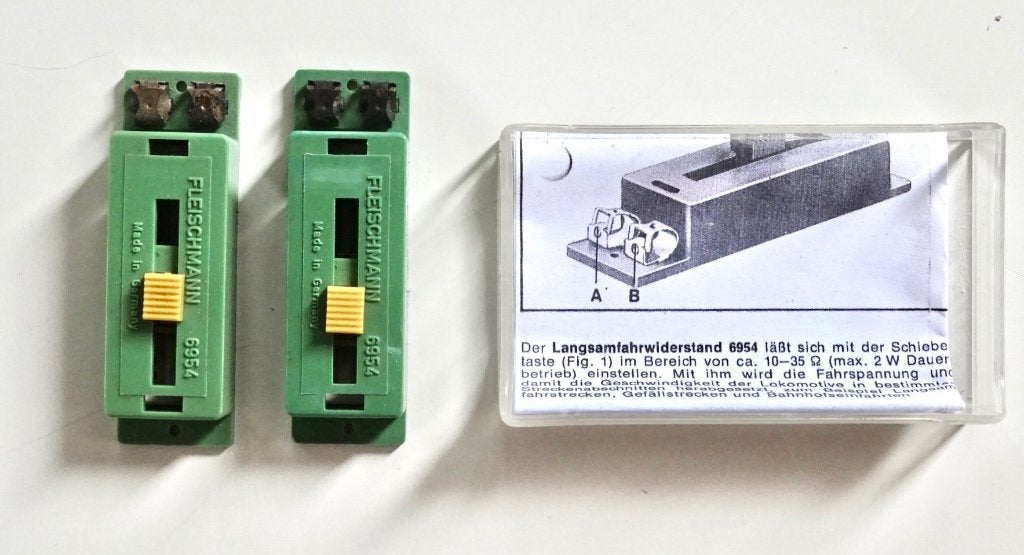 6954 Fleischmann Weerstand - 2 stuks, Hobby en Vrije tijd, Gebruikt, Ophalen of Verzenden, Märklin, Gelijkstroom