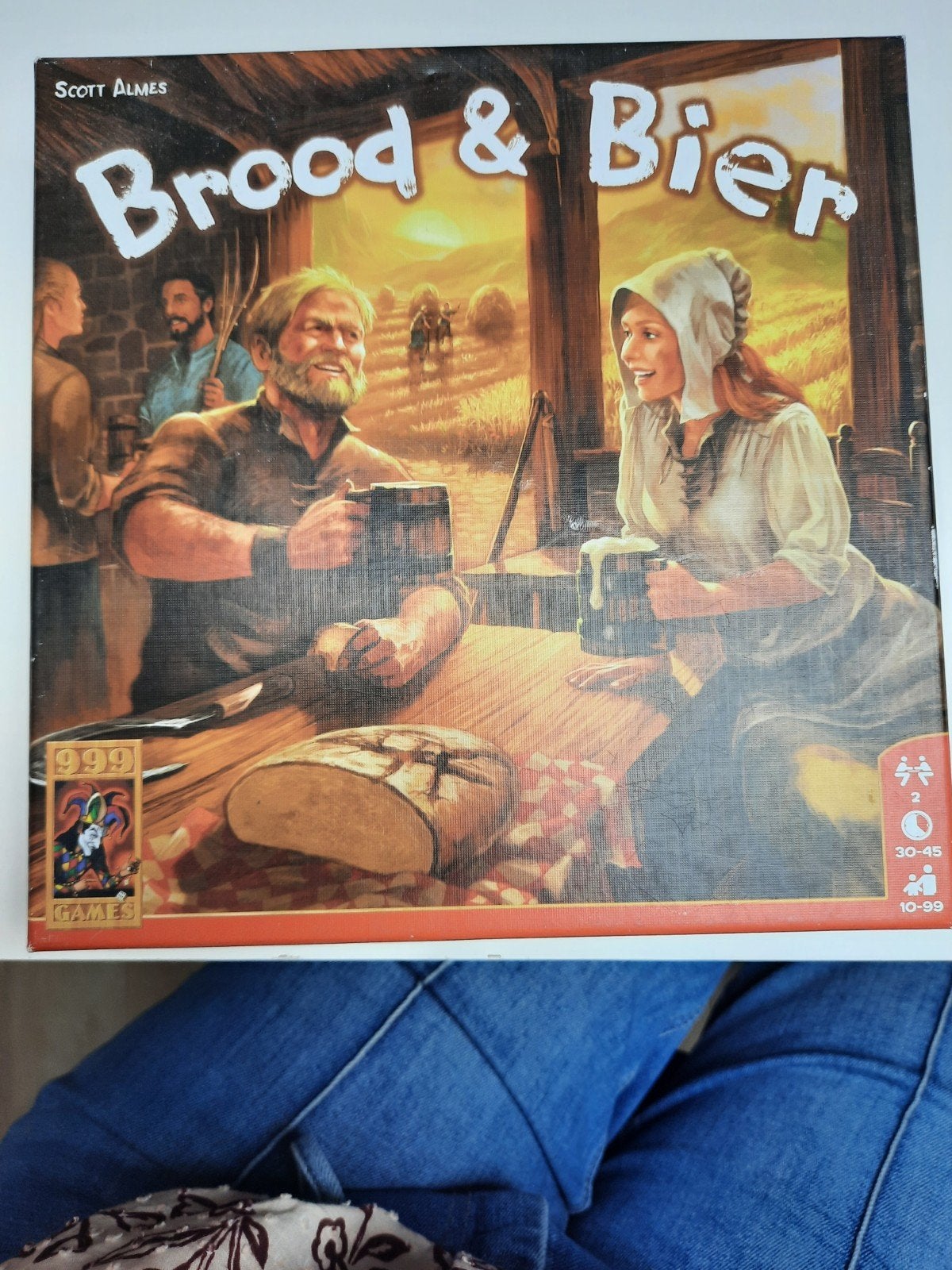 Brood & Bier bordspel - Zo goed als nieuw, Een of twee spelers, Ophalen of Verzenden, Zo goed als nieuw, 999 Games