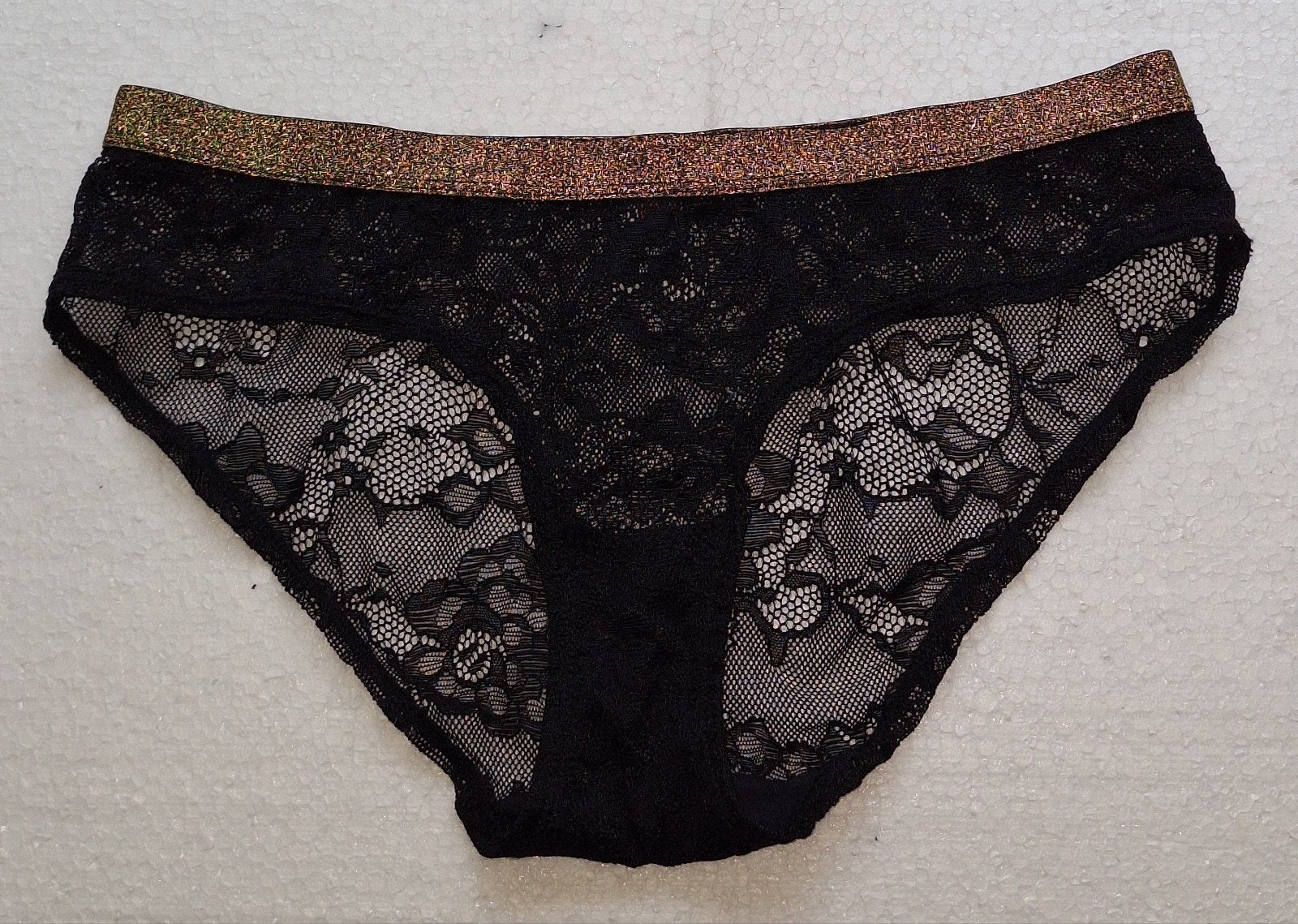Sexy nieuwe transparante slip van Soho (M), Verzenden, Zwart, Slip