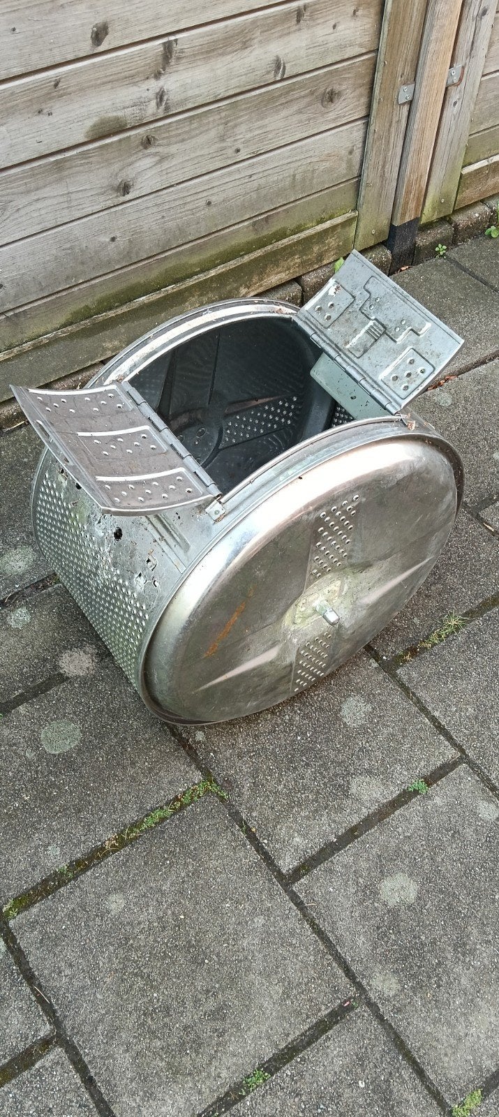 Wasmachine trommel vuurkorf sloot korfpomp, Ophalen of Verzenden, Zo goed als nieuw, Vuurkorf