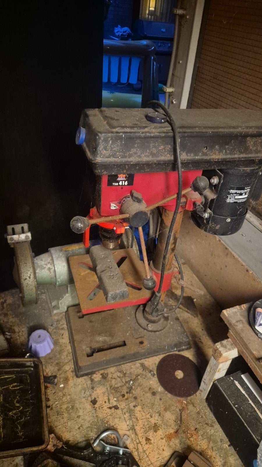 Tafelboormachine - Kolomboormachine TSB 416, Ophalen, Gebruikt, 400 tot 600 watt, Kolomboormachine