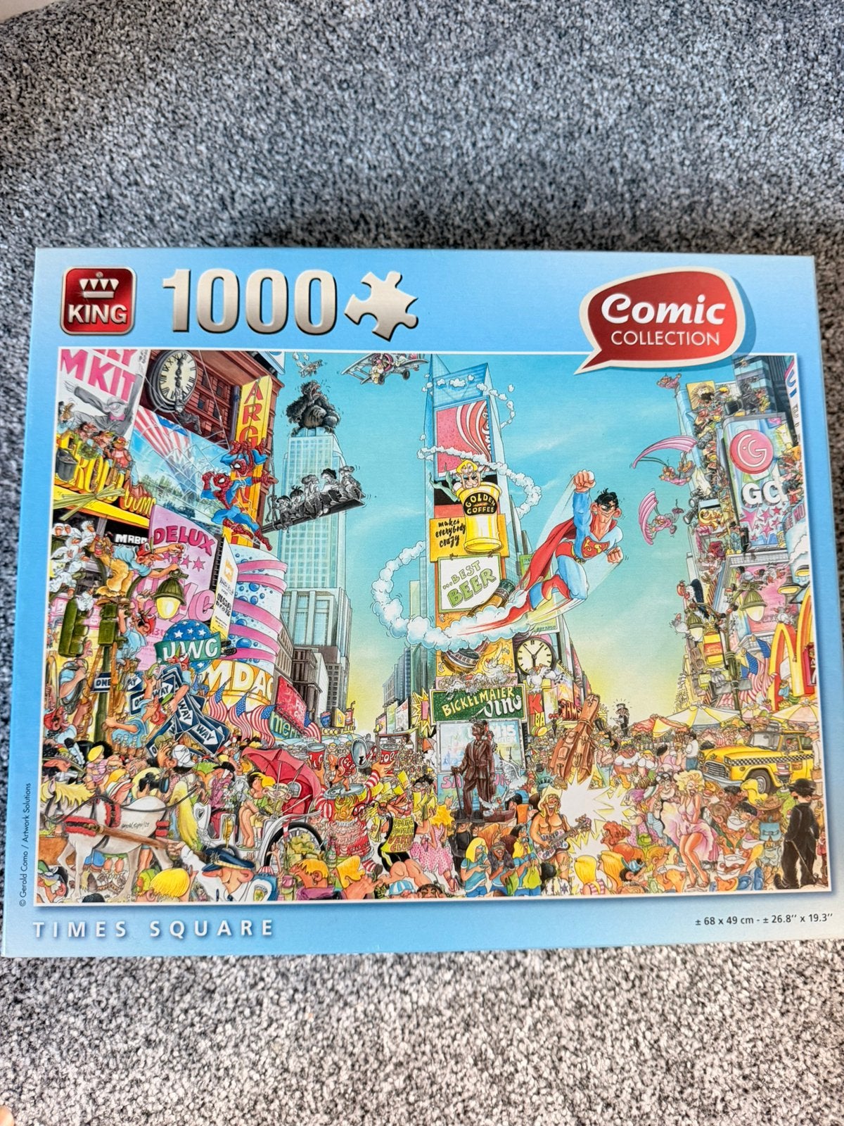 Puzzel van 1000 st, Ophalen, 500 t/m 1500 stukjes, Zo goed als nieuw