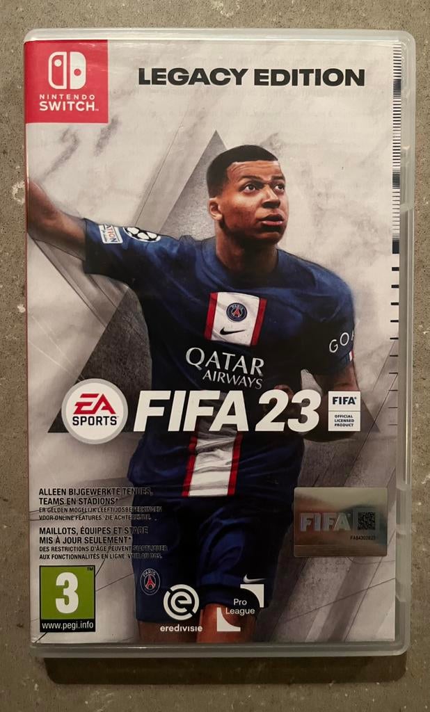 Nintendo Switch FIFA23 Legacy Edition, Spelcomputers en Games, Games | Nintendo Switch, Ophalen of Verzenden, Zo goed als nieuw