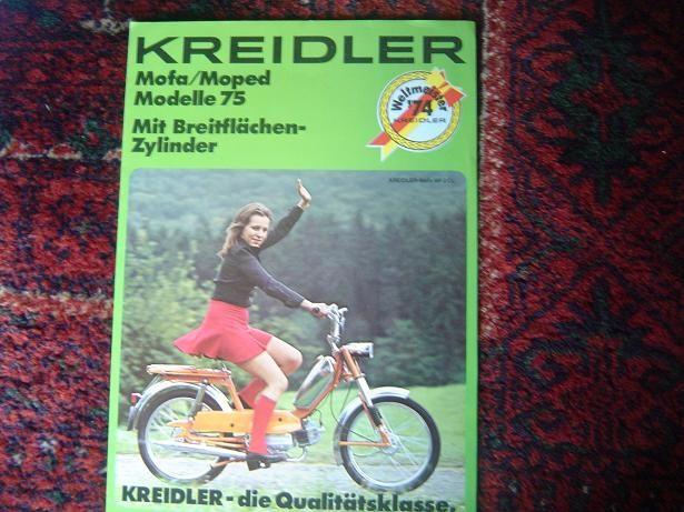 Kreidler mofa moped MF2 1975 modellen, Ophalen of Verzenden, Gebruikt