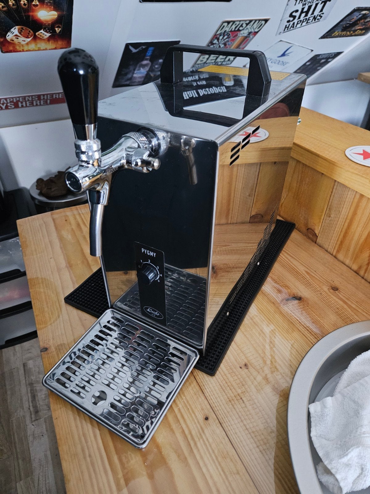 Lindr Pygmy 25 biertap thuistap, Witgoed en Apparatuur, Thuistaps, Ophalen, Zo goed als nieuw, Overige merken