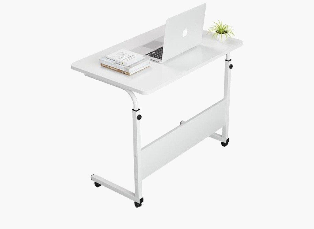 Laptop/bedtafel in hoogte verstelbaar met wieltjes, Ophalen, In hoogte verstelbaar