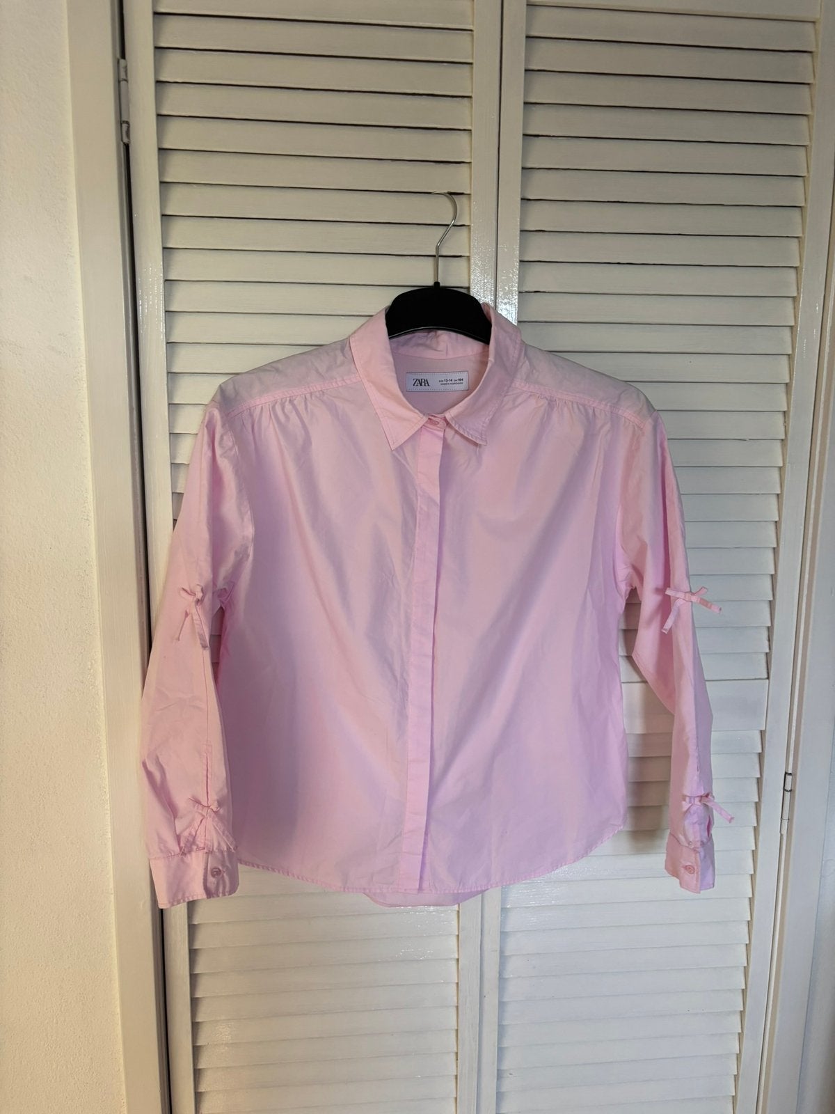 Zara blouse roze maat 164, Ophalen of Verzenden, Zo goed als nieuw, Meisje, Overhemd of Blouse