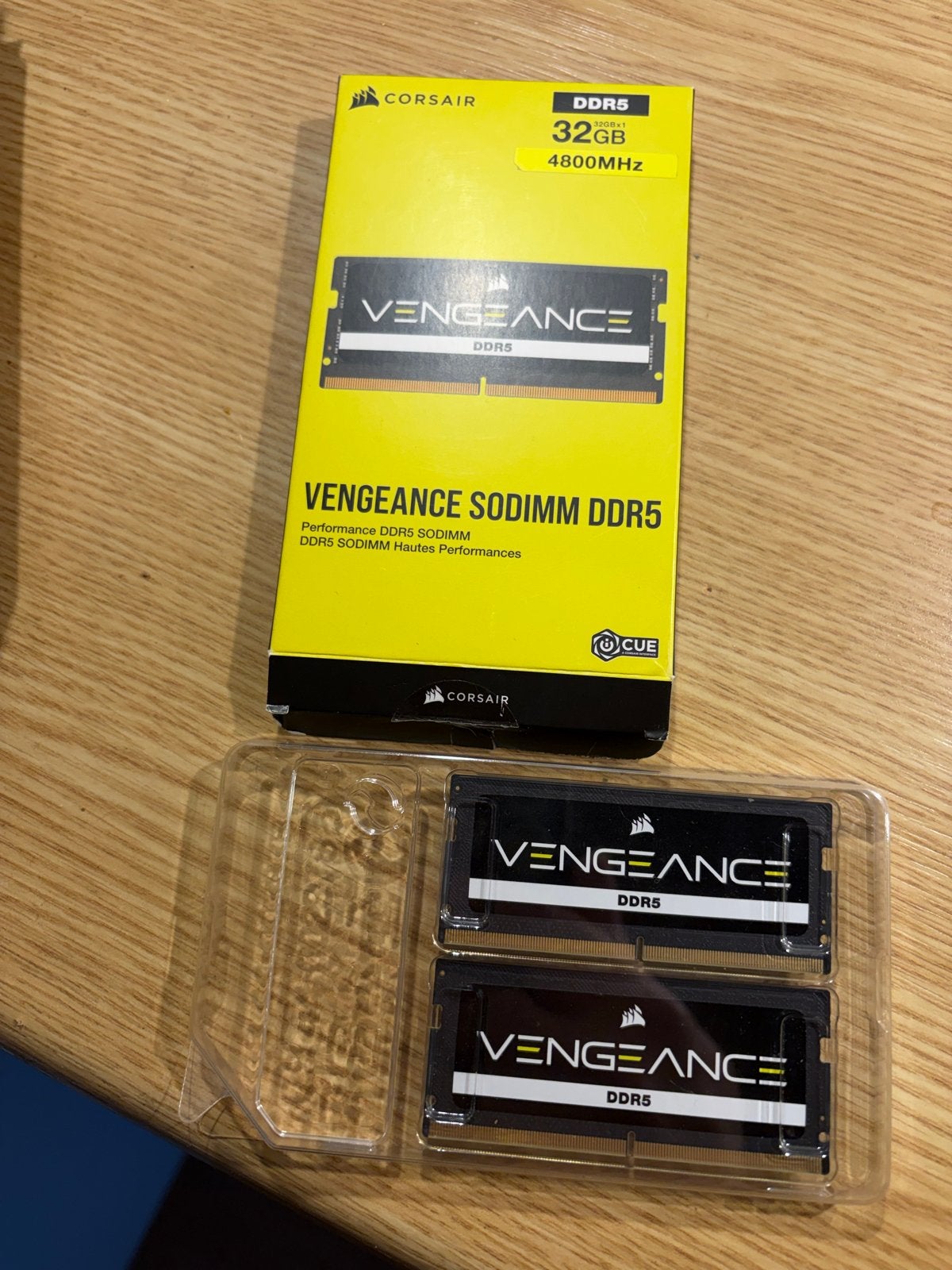 Corsair Vengeance SODIMM DDR5 32GB 4800MHz RAM, Computers en Software, Ophalen, 32 GB, Nieuw, DDR5