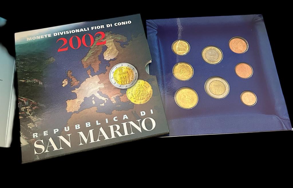 San Marino BU set 2002, Ophalen of Verzenden, San Marino, Overige waardes