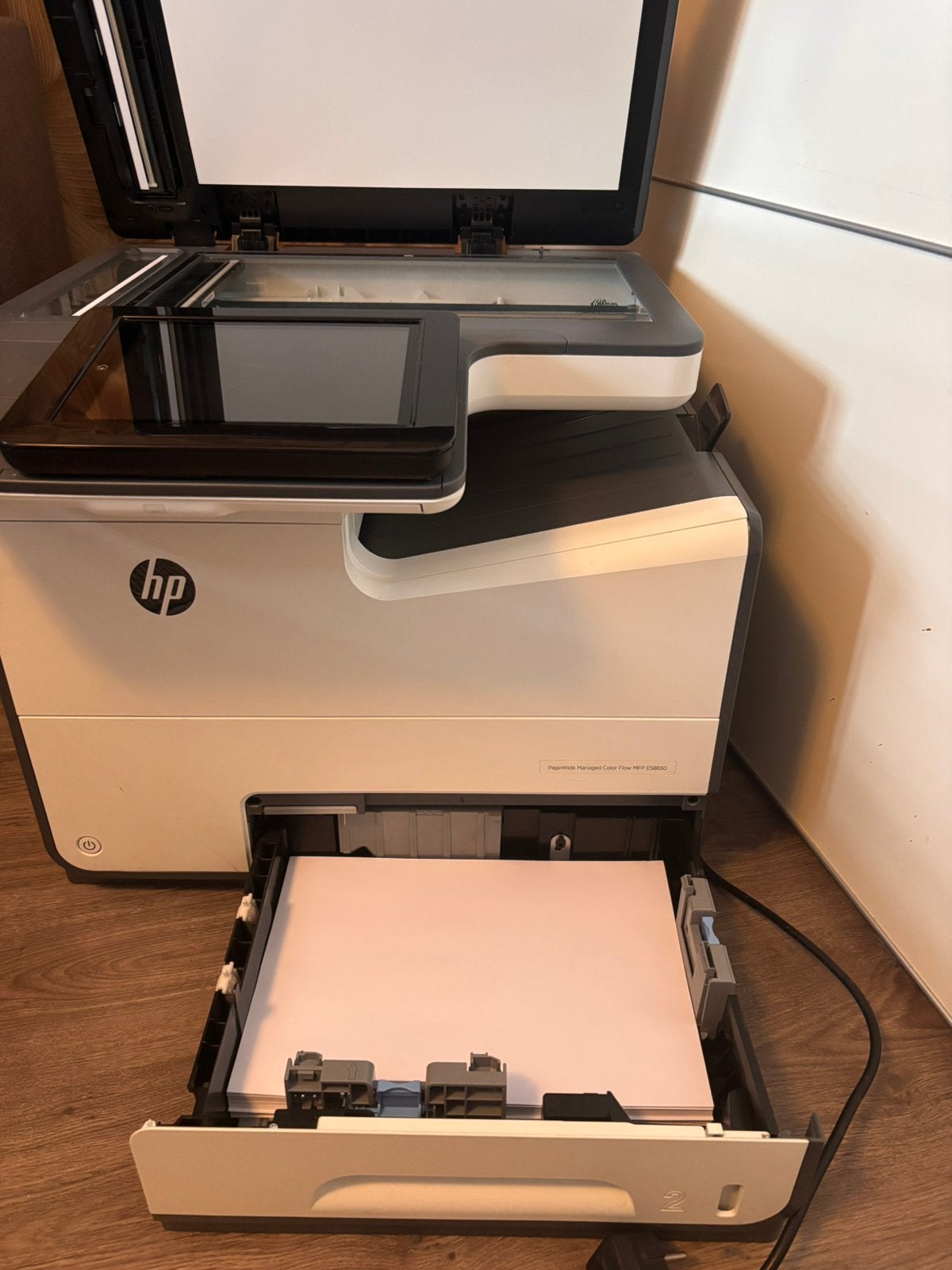 HP PageWide Managed Color Flow MFP E58650, Ophalen, Zo goed als nieuw, Scannen