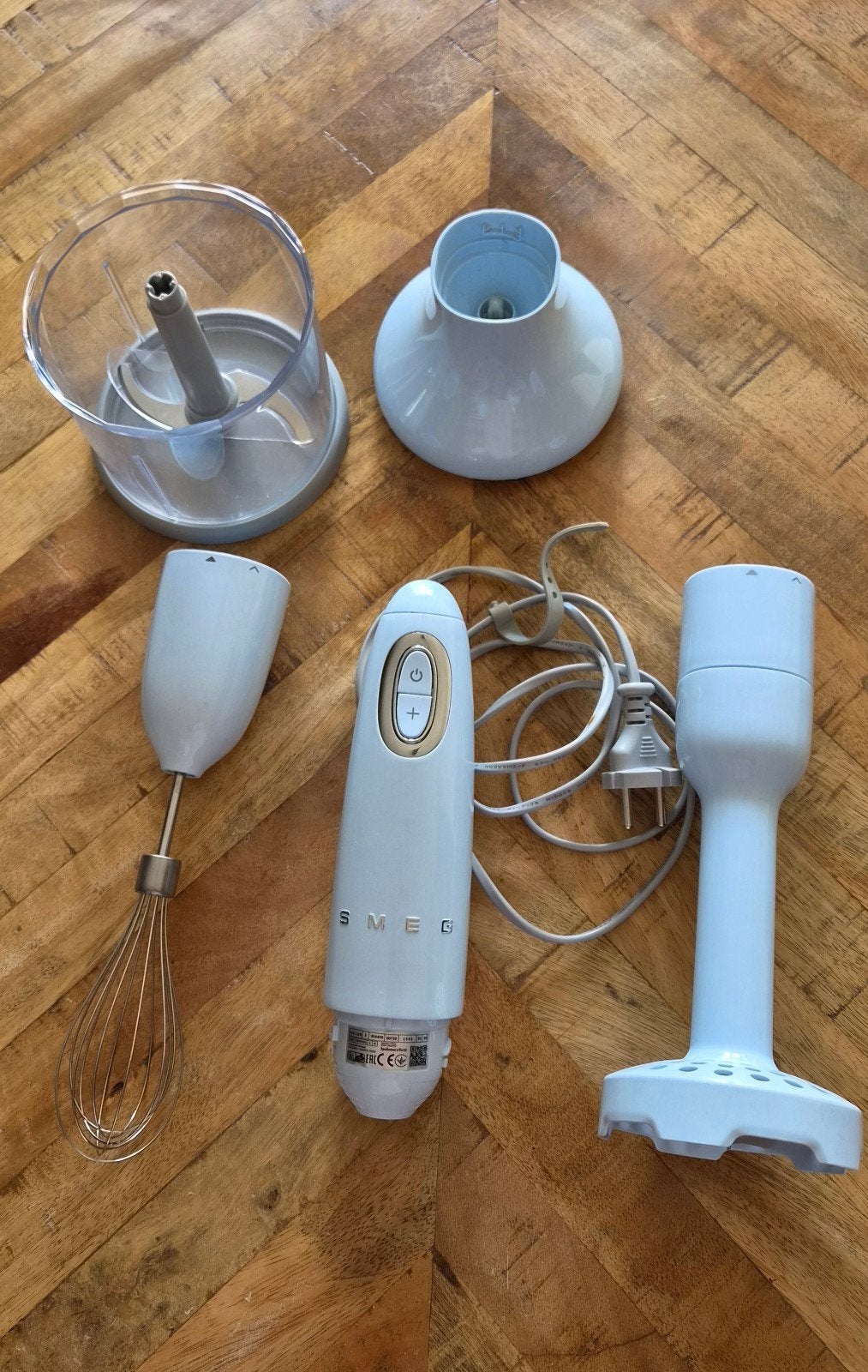 Smeg staafmixer, Ophalen of Verzenden, Nieuw, Vaatwasserbestendig, 3 snelheden of meer