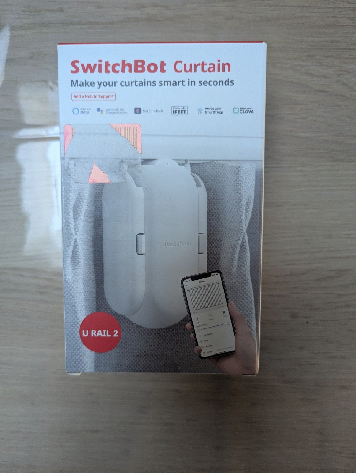 SwitchBot Curtain U Rail 2 - Nieuw in doos, Ophalen of Verzenden, Nieuw