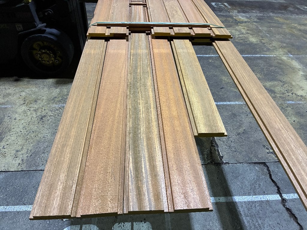 Vlonderplanken-planken-Schutting-Hardhout/Jatoba-25x140mm, Tuin en Terras, Ophalen, Nieuw, Hout