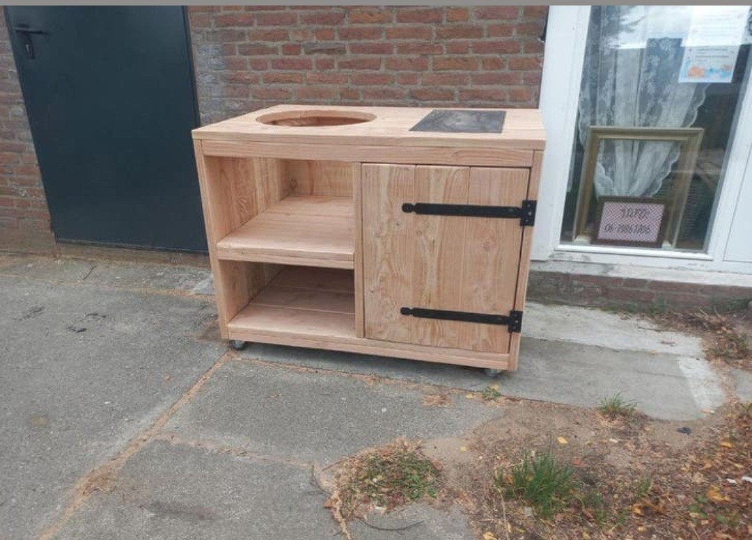 Douglas buitenkeuken Kamado Green Egg Basterd SALE SALE!!, Ophalen of Verzenden, Nieuw, Houtskool