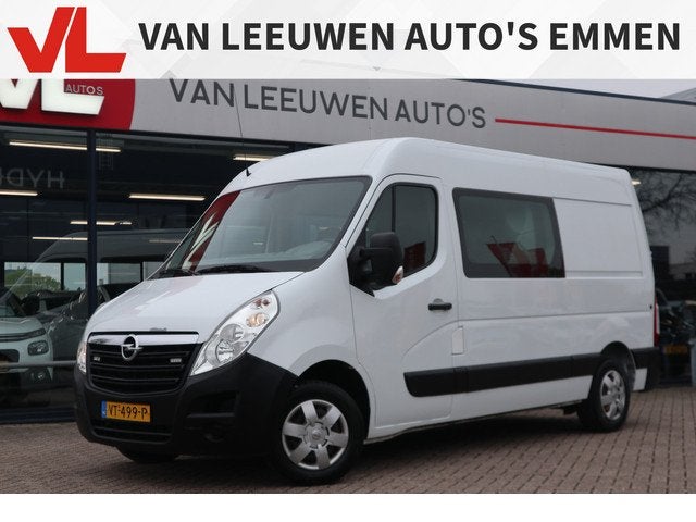 Opel Movano 2.3 CDTI L2H2 DC, Euro 5, Stof, Gebruikt, Zwart