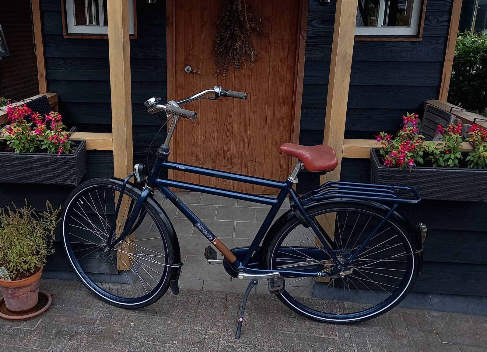 Herenfiets 56 cm frame, Ophalen, Gebruikt, Versnellingen, Batavus