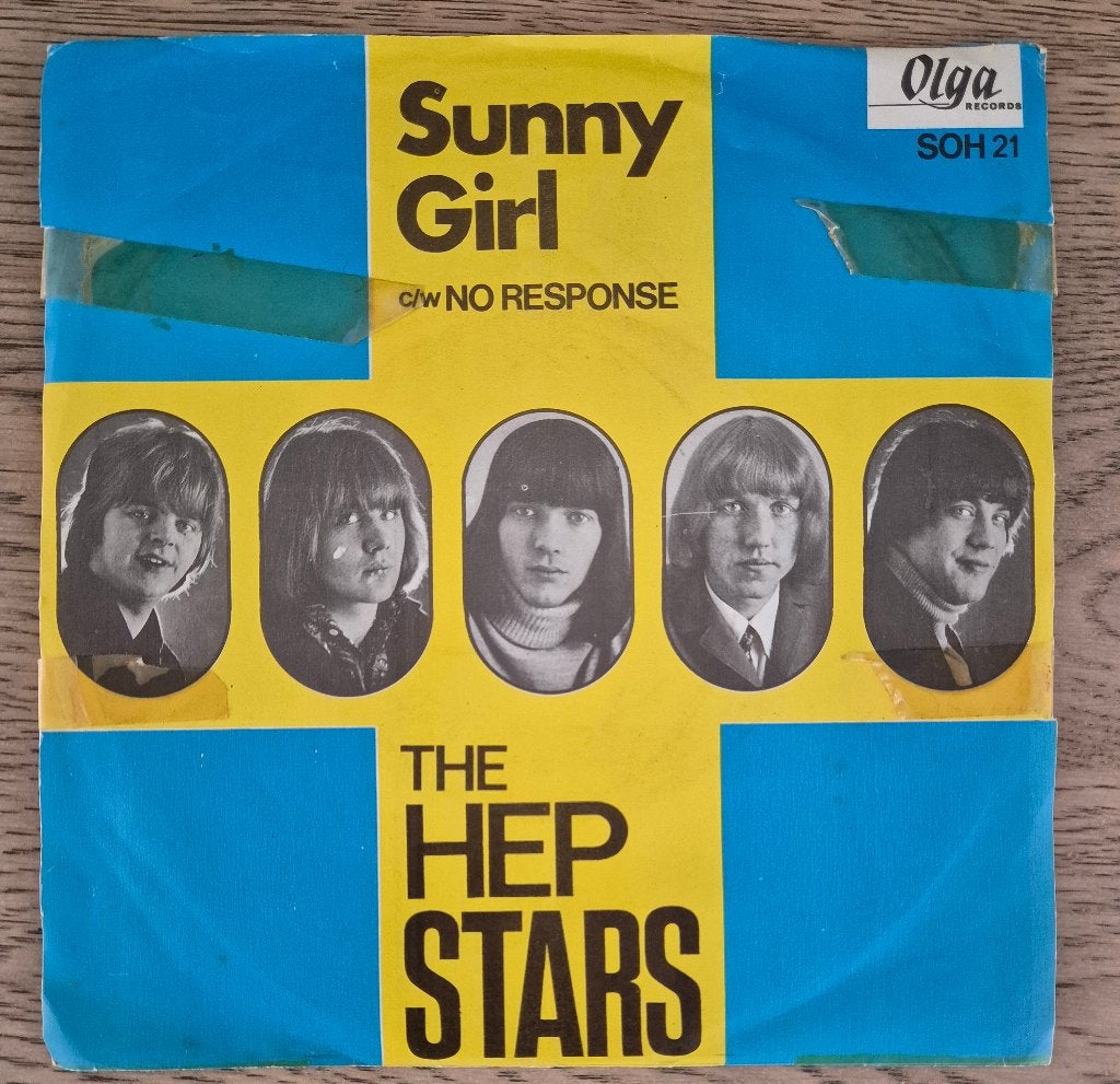 The Hep Stars – Sunny Girl C/W No Response, Gebruikt, 7 inch, Ophalen of Verzenden, Pop
