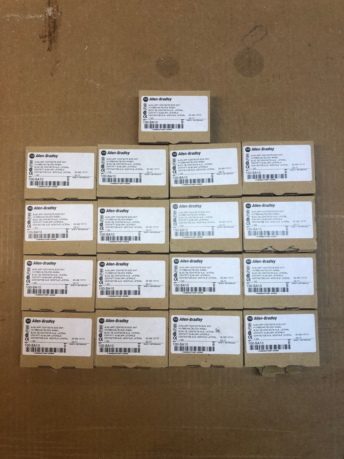 Allen-Bradley Hulpcontactblokken 100-SA10 en 100-C16KF0, Ophalen of Verzenden