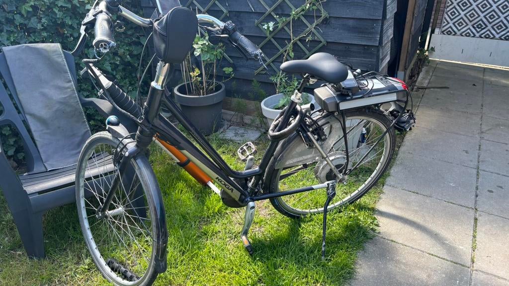 Koga E-deluxe veelgebruikt, Gebruikt, 50 km per accu of meer, 55 tot 59 cm, Ophalen