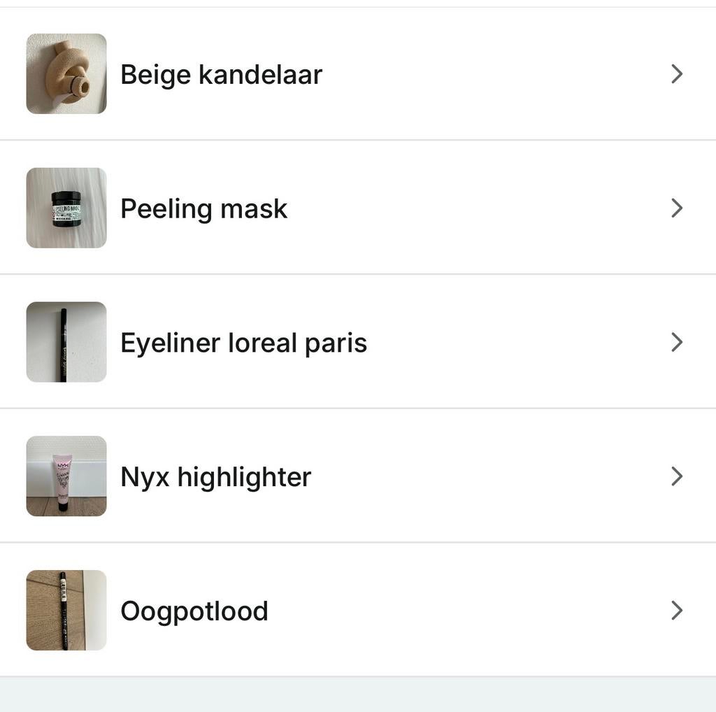 Bundel vinted, Eén persoon, Cadeaubon