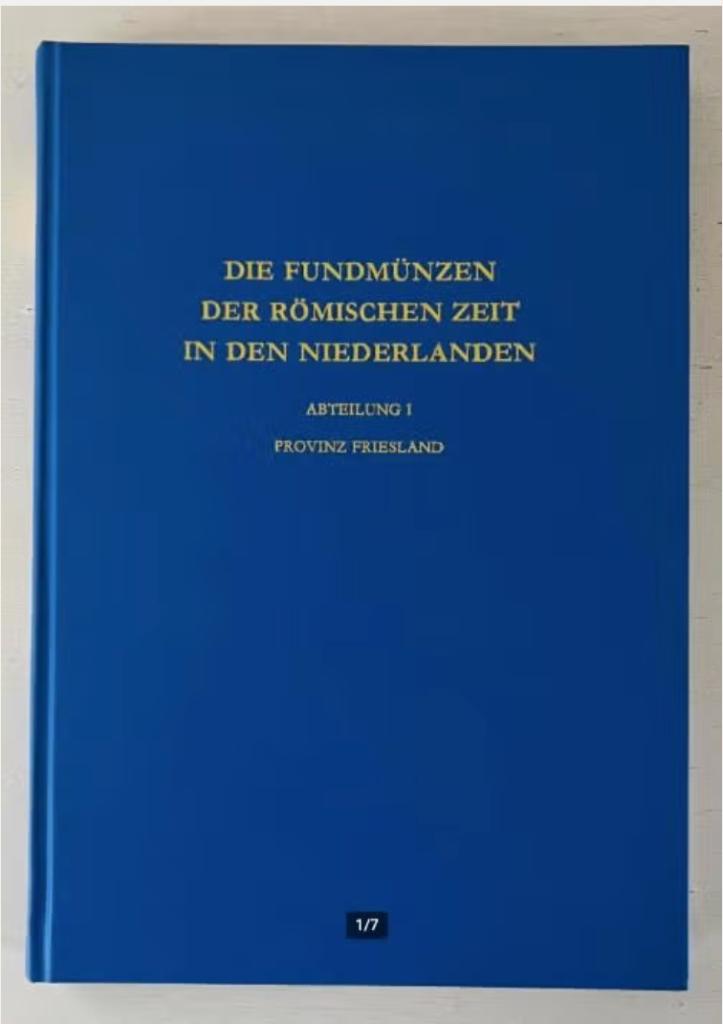 Die fundmünzen der römischen zeit in deutschland Friesland, Ophalen of Verzenden, Zo goed als nieuw