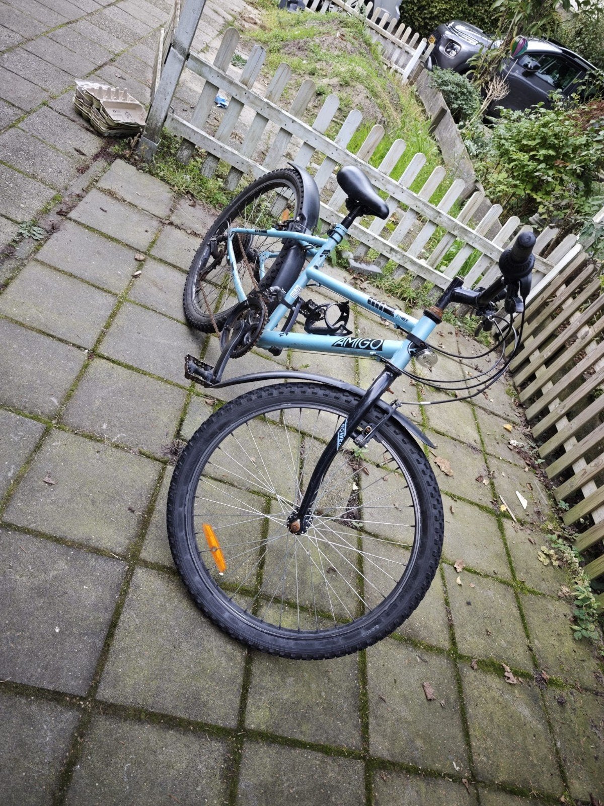 Amigo 24 inch fiets - Ideaal voor jongeren, Ophalen, Velgrem, Handrem, Amigo