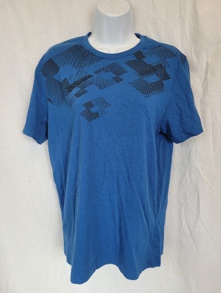 Sportief blauw heren shirt mt M merk Lotto Sport, ., Ophalen of Verzenden, Zo goed als nieuw, .