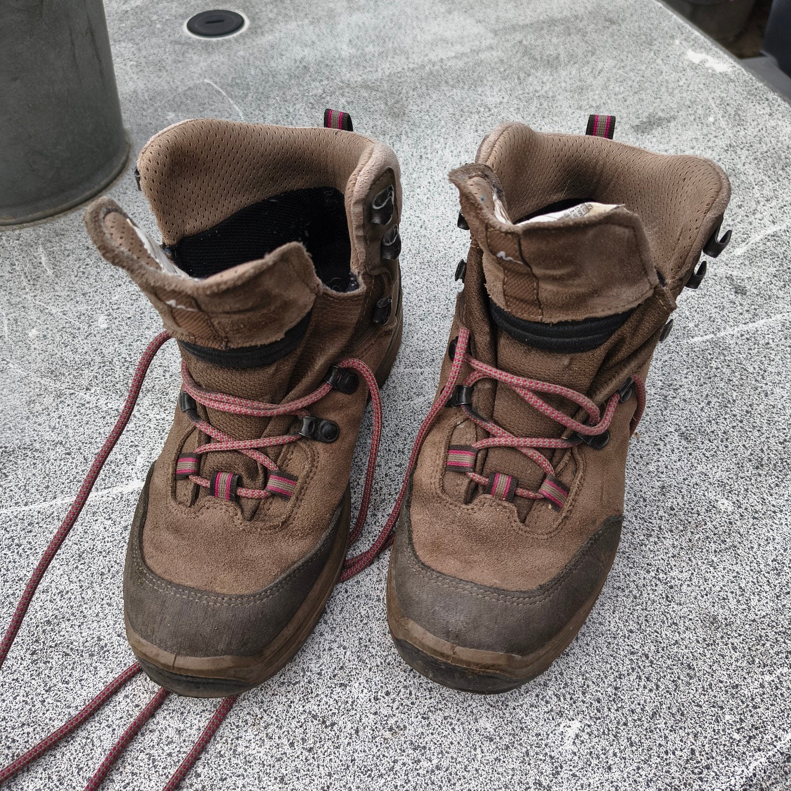 Decathlon Trek 100 V1 Leren Wandelschoenen Maat 37, Bruin, Decathlon, Gedragen, Wandelschoenen