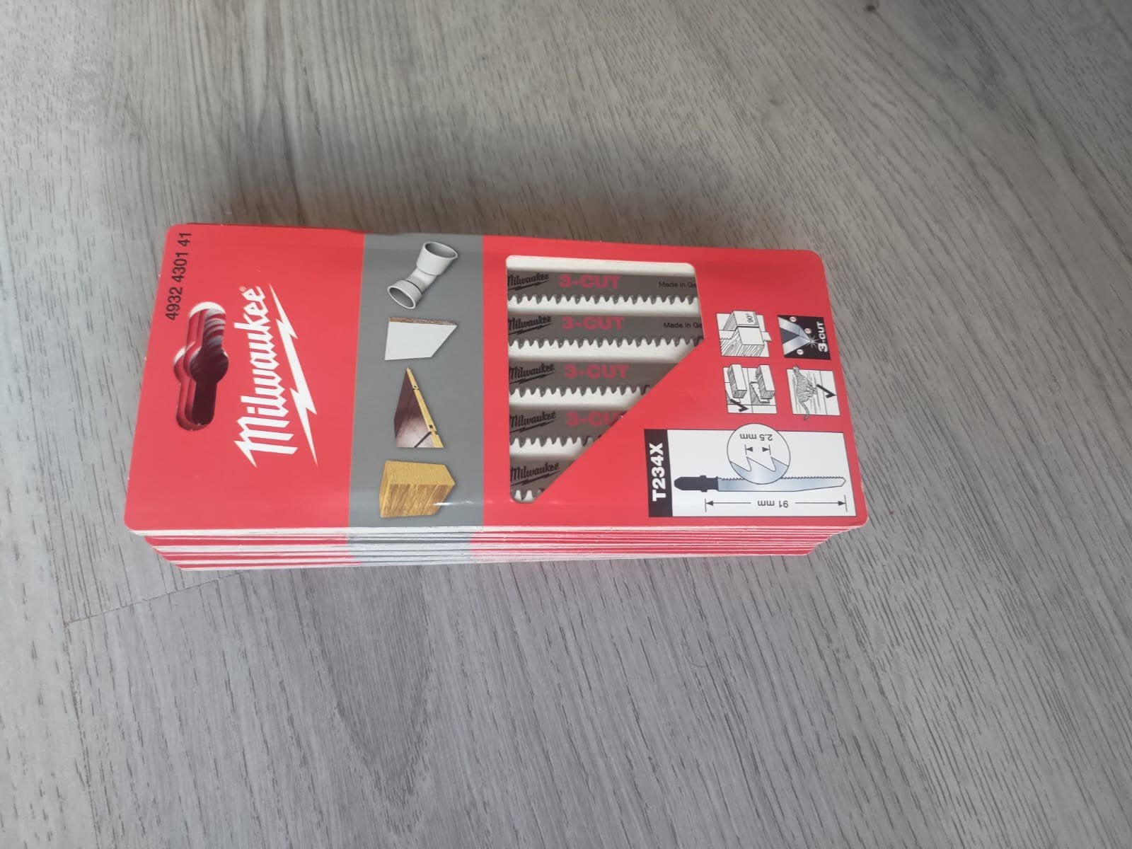 Milwaukee T234X Decoupeerzaagbladen - 5 stuks, Ophalen of Verzenden, Nieuw, Decoupeerzaag, Milwaukee
