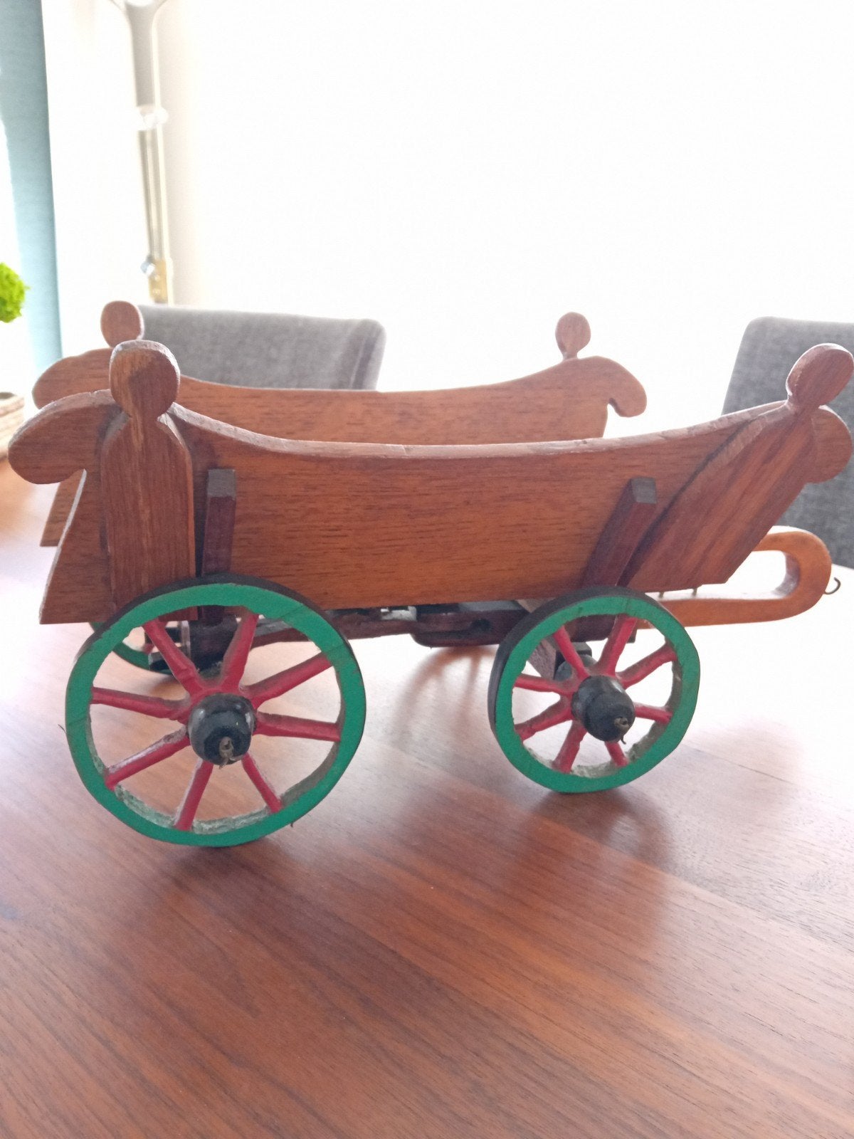 Handgemaakte decoratieve boerenkar miniatuur, Ophalen of Verzenden