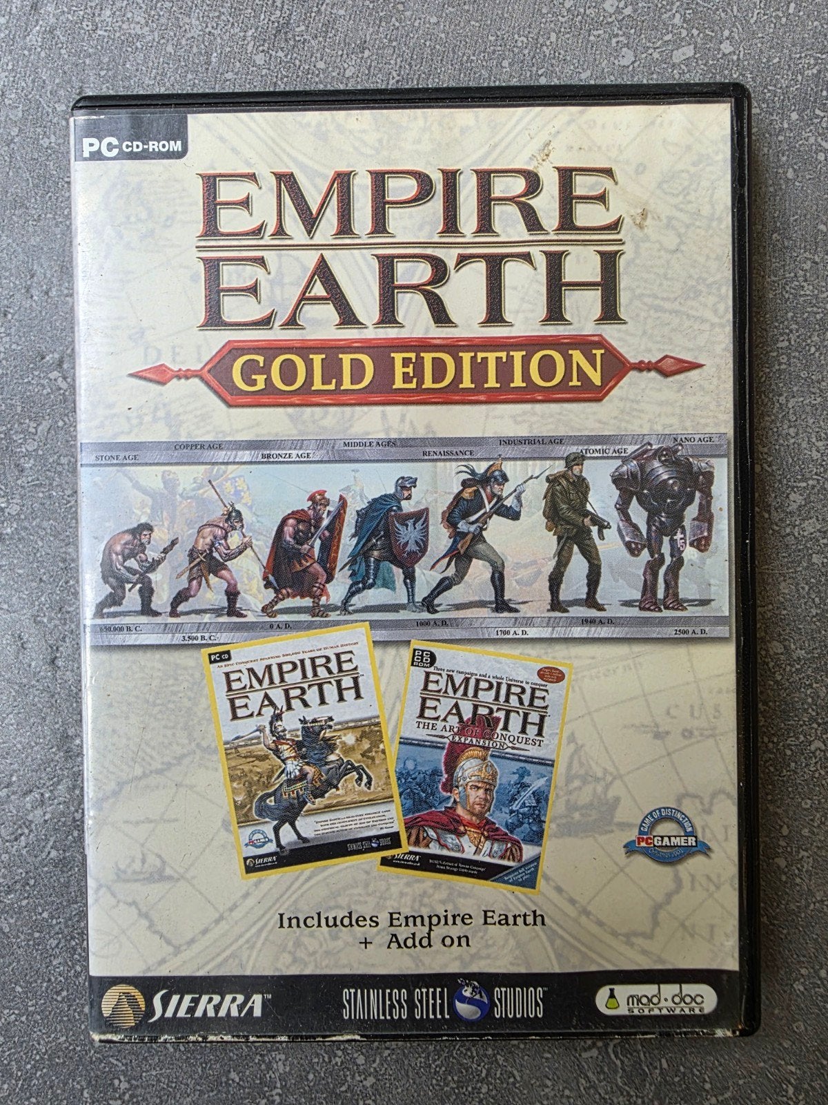 Pc game Empire Earth gold edition, 1 speler, Ophalen of Verzenden, Zo goed als nieuw, Strategie en Constructie