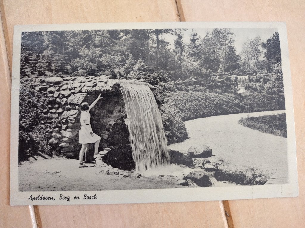 Ansicht apeldoorn, Ophalen of Verzenden, 1940 tot 1960, Gelopen, Gelderland