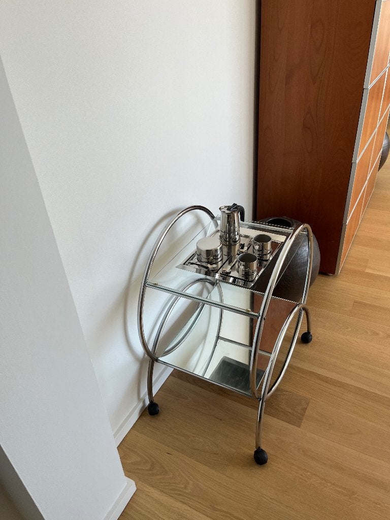 Art Deco gispen stijl theetafel, Ophalen, Overige materialen, Gebruikt, 55 tot 75 cm
