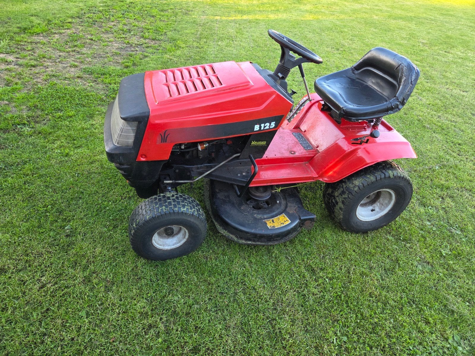 Mounfield B125 zitmaaier met wat werk, Ophalen of Verzenden, Gebruikt, Mounfield, 90 tot 120 cm