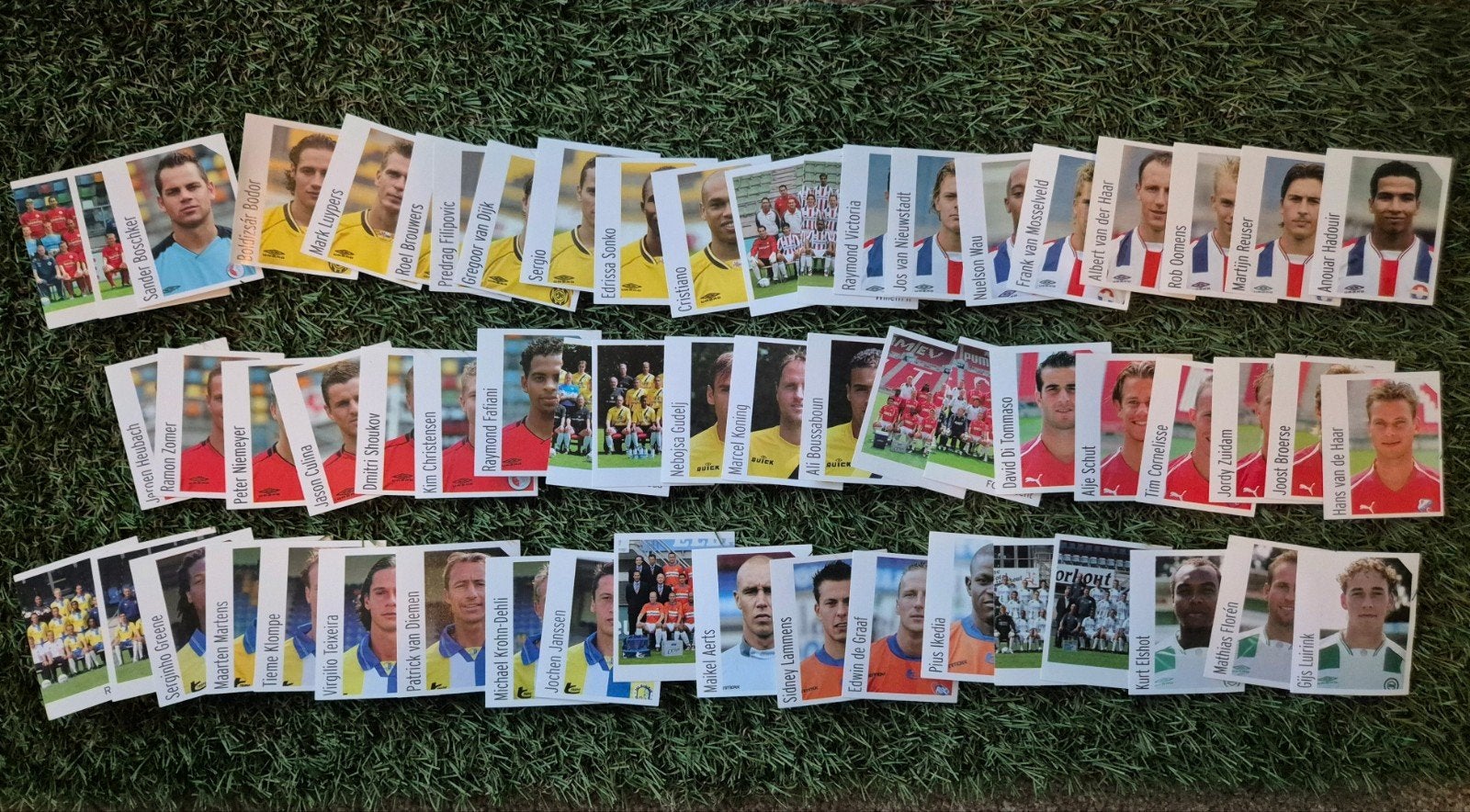 Panini Voetbal 05 eredivisie 2005, Ophalen of Verzenden, Zo goed als nieuw, Meerdere stickers